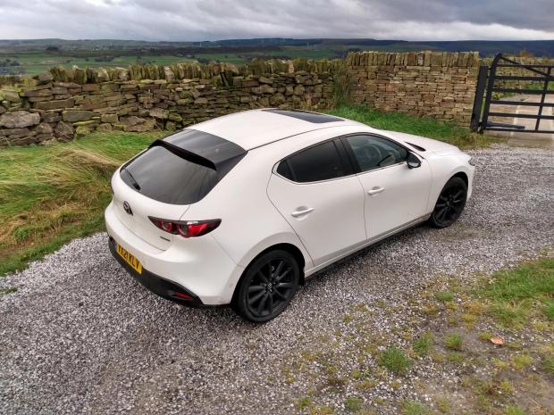 Times Series: The Mazda 3 in West Yorkshire surroundings